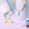 Stretch Bracelets and Pendant Necklace Jewelry Sets SJEW-SZ0001-003-2