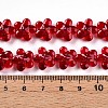 Transparency Glass Beads Strands GLAA-T023-36A-4