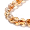 Natural Citrine Bead Strands X-G-P466-01D-4