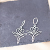 201 Stainless Steel Dangle Earrings FS-WGB2EA6-01-3