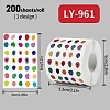 200Pcs Thank You Theme Stickers Roll DIY-M070-01A-1