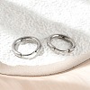 Tarnish Resistant 304 Stainless Steel Hoop Earrings EJEW-P177-P-07-4