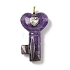 Natural Amethyst Pendants G-C274-05G-1