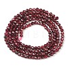 Natural Garnet Beads Strands G-F619-17A-2mm-5