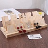 3-Slot Wooden Earring Display Card Stands LS-EDIS-R027-01B-03-1