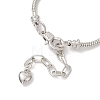 European Style Alloy & Brass Charm Bracelets BJEW-JB13264-4