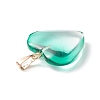 Two Tone Spray Painted Glass Pendants GLAA-N035-016-C05-4