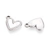 304 Stainless Steel Pendant Cabochon Settings STAS-T067-01P-2