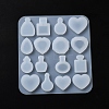 Perfume Bottle/Heart Cabochon DIY Silicone Molds X1-DIY-F139-02-4