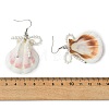Natural Scallop Shell Dangle Earrings EJEW-TA00813-6