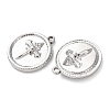 304 Stainless Steel Pendants STAS-P432-01F-P-2