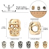 30Pcs 3 Colors Alloy European Beads FIND-YW0011-67-3