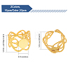 32Pcs 2 Colors Rack Plating Brass Open Cuff Ring Findings KK-CA0002-27-2