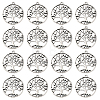 60Pcs Tibetan Style Alloy Pendants TIBEP-SC0002-10-1