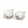 Baroque Natural Keshi Pearl Connector Charms PEAR-P004-22B-P01-4