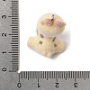 Flocking Opaque Resin Pendants RESI-G123-01Y-3