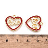 Alloy Enamel Pendants ENAM-T024-10A-G-3