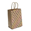 Rainbow Color Stamping Kraft Paper Gift Tote Bags ABAG-K005-01C-2