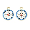 Alloy Enamel Pendants FIND-E057-01E-1