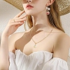 10Pcs 2 Colors Glass Pendants GLAA-YW0005-46-5