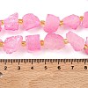 Raw Rough Natural Quartz Crystal Beads Strands G-Z131-J01-11-3
