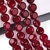 Dyed Natural White Jade Beads Strands G-T143-16N-1