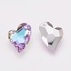 K9 Glass Rhinestone Pendants GLAA-F083-01A-02-2