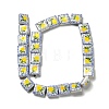 Printed Handmade Porcelain Beads LAMP-D303-06F-01-2