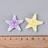 Transpant Resin & Paillette Decoden Cabochons CRES-Q222-01-4