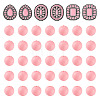56Pcs 4 Styles Silicone Beads FIND-TA0010-75B-1