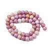 Ombre Effect Dyed Glass Beads Strands GLAA-T031-01O-10-3