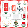 Christmas Theme Mini Display Decoration Kit AJEW-WH0291-33-2