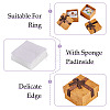 Square Paper Jewelry Gift Boxes with Bowknot CON-TAC0010-80C-15