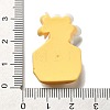 Electroplate Opaque Resin Cabochons RESI-S10-03E-3
