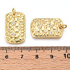 Brass Micro Pave Cubic Zirconia Pendants KK-N254-242G-3