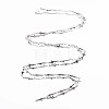 201 Stainless Steel Cross & Oval Link Chains STAS-N092-109-3