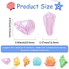 30Pcs 6 Styles Luminous Resin Conch Display Decorations DJEW-CJ0001-37-2
