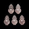 Natural Rose Quartz Pendants G-K403-06-2