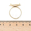 Adjustable Brass 4 Prong Ring Settings KK-K414-04A-G-3