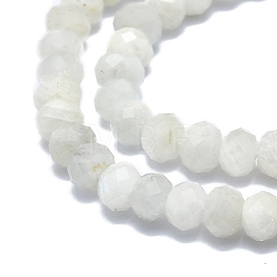 Natural Rainbow Moonstone Beads Strands G-F715-086-1