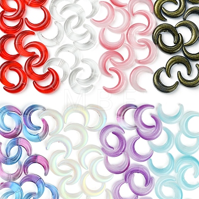 20Pcs Gradient Color Handmade Lampwork Beads LAMP-FS0001-18A-1