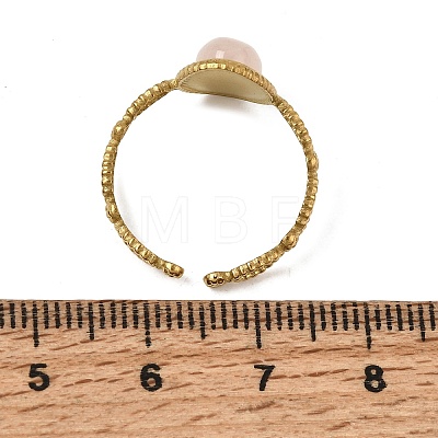 304 Stainless Steel Cuff Open Rings for Women GG-CBA7994-01G-07-1