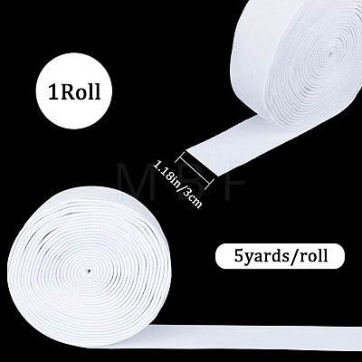 5 Yards Polyester Non-Slip Silicone Elastic Gripper Band for Garment Sewing Project FIND-WH0152-138B-01-1