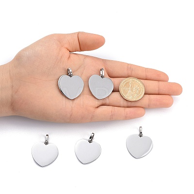 Tarnish Resistant 304 Stainless Steel Mirror Polished Finish Stamping Blank Tag Pendants LS-STAS-P055-04P-1