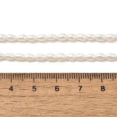 Natural Cultured Freshwater Pearl Beads Strands PEAR-I007-01L-04-1