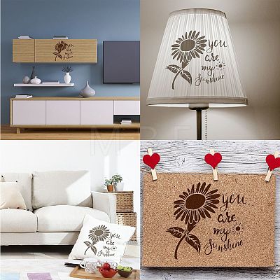 Plastic Drawing Painting Stencils Templates DIY-WH0244-006-1
