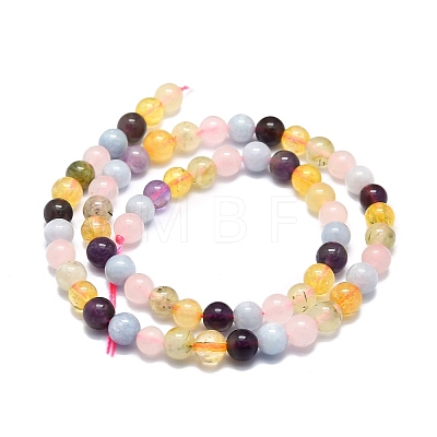 Natural Mixed Gemstone Beads Strands G-E576-06A-1