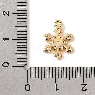 Brass Micro Pave Cubic Zirconia Pendants KK-P340-50G-1