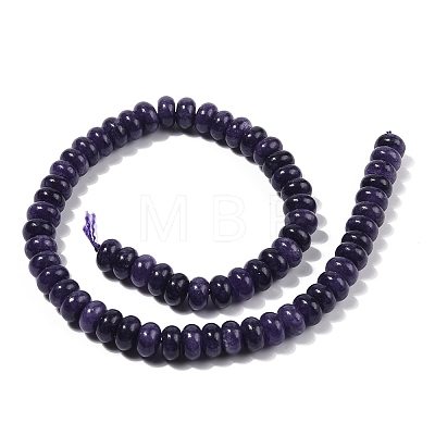 Dyed Natural White Jade Beads Strands G-G107-A13-01-1