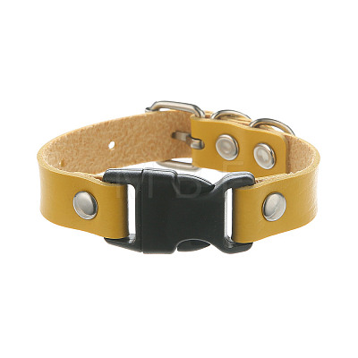 Imitation Leather & Alloy & Plastic Bracelets for Men Women FS-WG10CE2-14-1